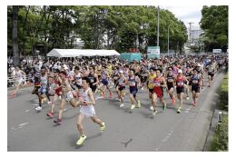 仙台国際ハーフマラソン大会応援