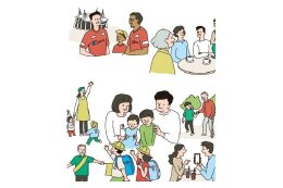 ➁	誰もがつながり合いの中で安心して自分らしく暮らすことができる